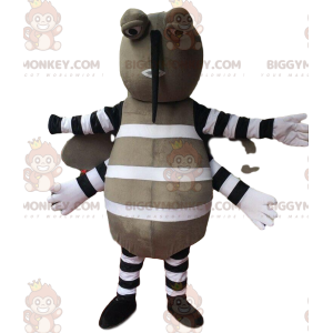 BIGGYMONKEY™ Costume da mascotte Zanzara grigia Costume da