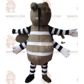 BIGGYMONKEY™ Costume da mascotte Zanzara grigia Costume da