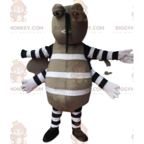BIGGYMONKEY™ Maskottchen-Kostüm Graue