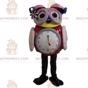 Costume de mascotte BIGGYMONKEY™ de hibou avec une grande