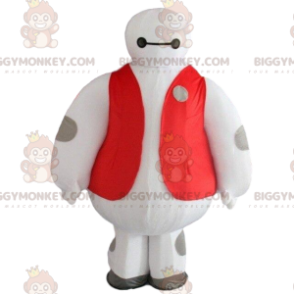 Costume de mascotte BIGGYMONKEY™ de robot blanc, de gros