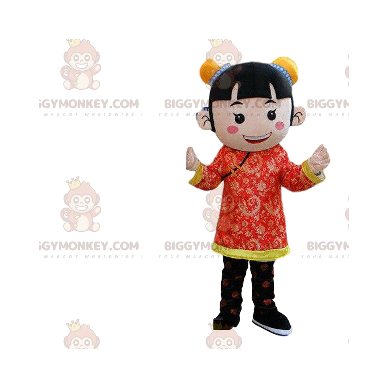 Disfraz de mascota de personaje asiático BIGGYMONKEY™, disfraz