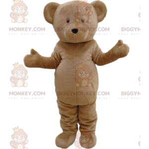 Costume da mascotte orso beige BIGGYMONKEY™, personalizzabile.