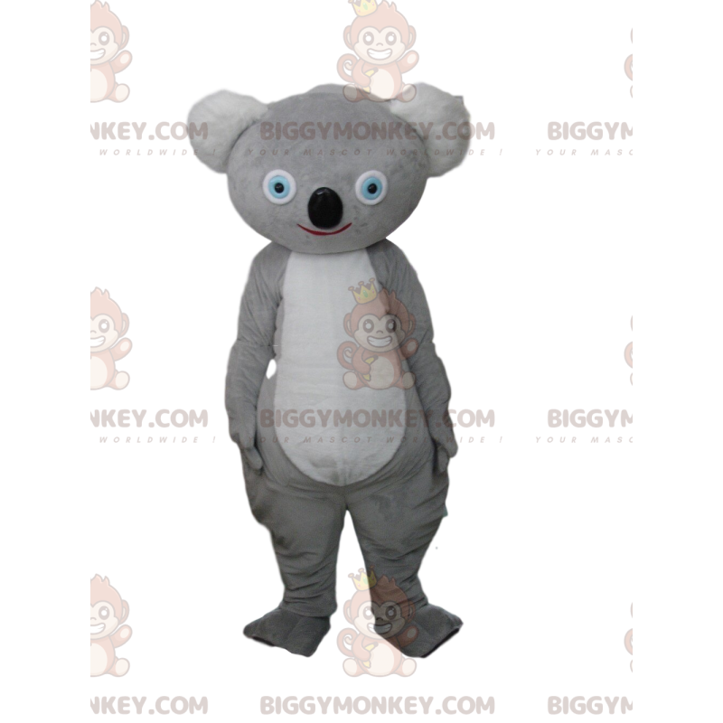 Costume de mascotte BIGGYMONKEY™ de koala gris, costume