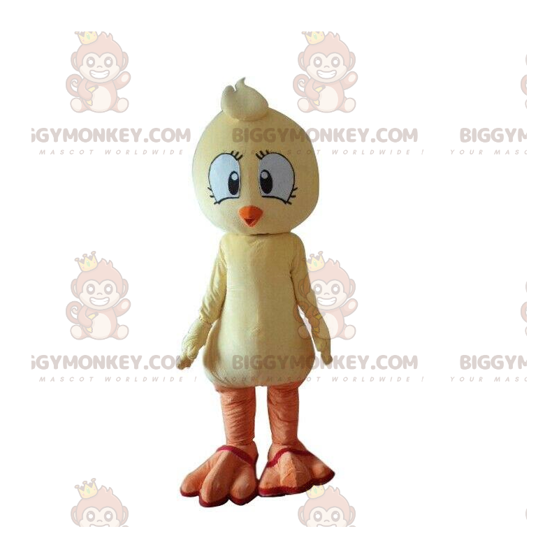 BIGGYMONKEY™ mascot costume yellow bird, canary costume, chick