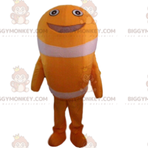 Orange fish BIGGYMONKEY™ mascot costume, giant fish costume –