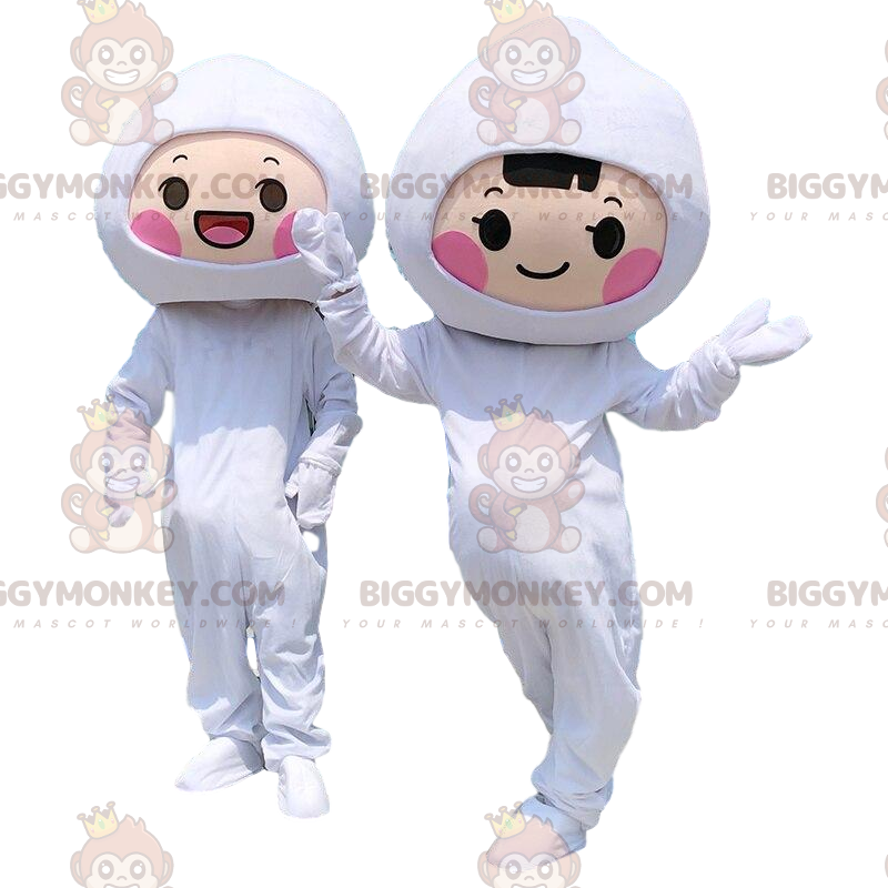 white character BIGGYMONKEY™s mascot, white costumes –