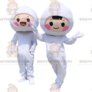 white character BIGGYMONKEY™s mascot, white costumes –