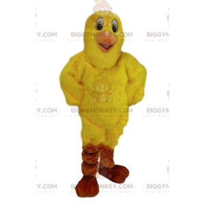 Canary BIGGYMONKEY™ mascot costume, yellow bird costume, giant
