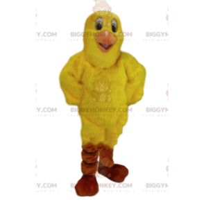 Canary BIGGYMONKEY™ maskot kostume, gul fugl kostume, kæmpe