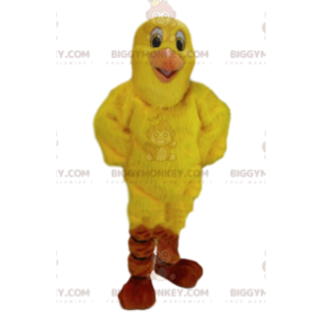 Traje de mascote Canary BIGGYMONKEY™, traje de pássaro amarelo