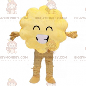 Costume mascotte BIGGYMONKEY™ nuvola gialla, costume giallo