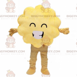 Yellow Cloud BIGGYMONKEY™ Mascot Costume, Yellow Costume