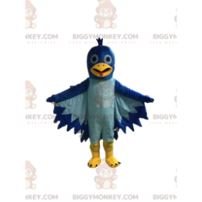 Traje de mascota Pigeon BIGGYMONKEY™, traje de pájaro azul