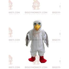 Lokki BIGGYMONKEY™ maskottiasu, albatrossiasu, kyyhkynen mekko