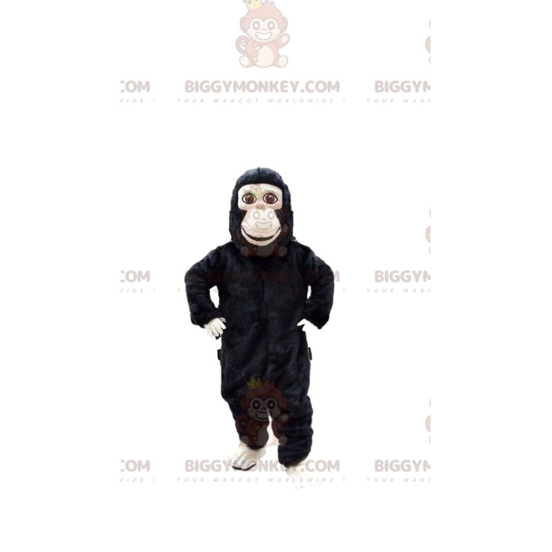 Chimpansee BIGGYMONKEY™ mascottekostuum, aapkostuum