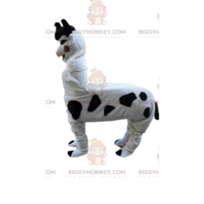 Costume de mascotte BIGGYMONKEY™ de vache blanche et noire