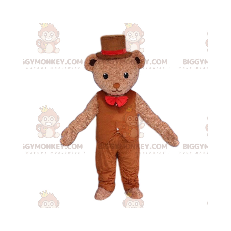 Costume de mascotte BIGGYMONKEY™ d'ours élégant, costume de