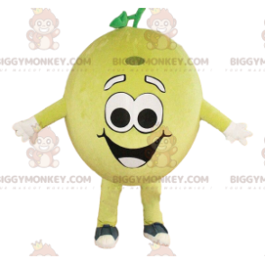 Aufblasbares Zitronen-BIGGYMONKEY™-Maskottchen-Kostüm, riesige