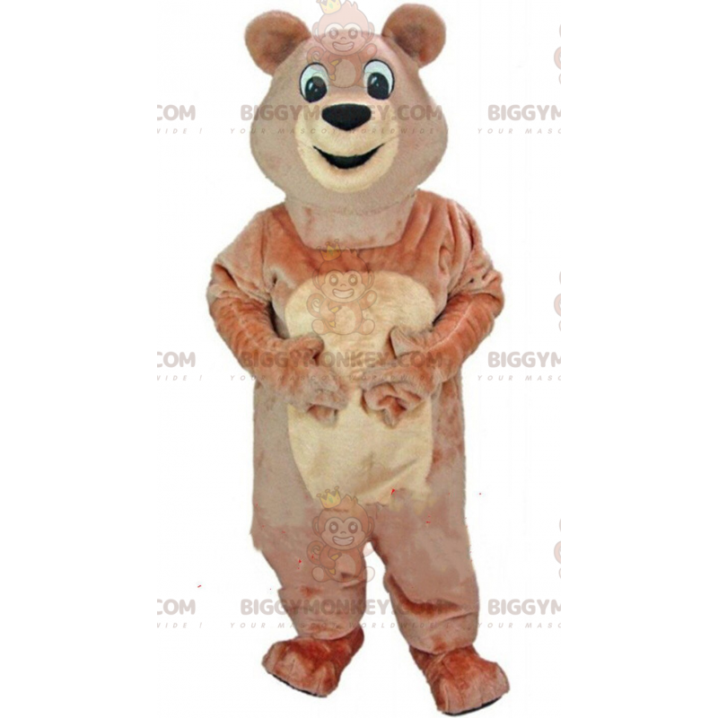 Fantasia de mascote de urso pardo BIGGYMONKEY™, fantasia de