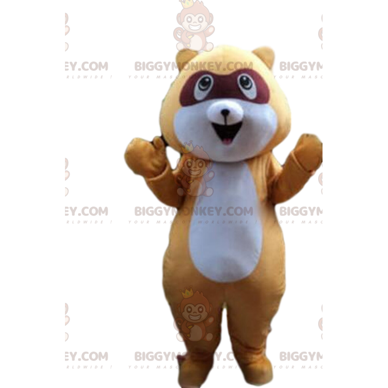 Costume da mascotte Raccoon BIGGYMONKEY™, costume da puzzola