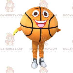 Orange basket BIGGYMONKEY™ maskotdräkt, sportbollsdräkt -