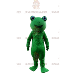 Costume da mascotte rana verde BIGGYMONKEY™, costume da rospo