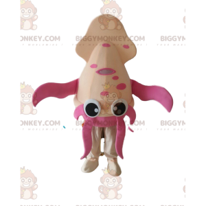 Różowy kostium maskotki kałamarnicy BIGGYMONKEY™, kostium