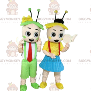 boy and girls BIGGYMONKEY™s mascot, spring costumes –