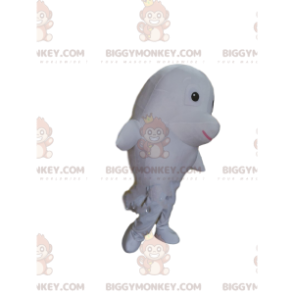 Fantasia de mascote de golfinho branco BIGGYMONKEY™, fantasia