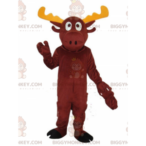 Costume de mascotte BIGGYMONKEY™ de renne, costume de caribou