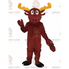 Reindeer BIGGYMONKEY™ mascot costume, caribou costume, reindeer