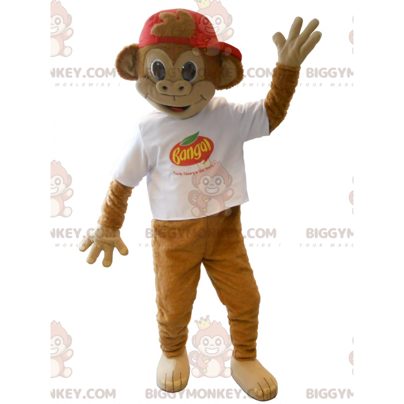 Bruin Banga Monkey BIGGYMONKEY™ mascottekostuum -