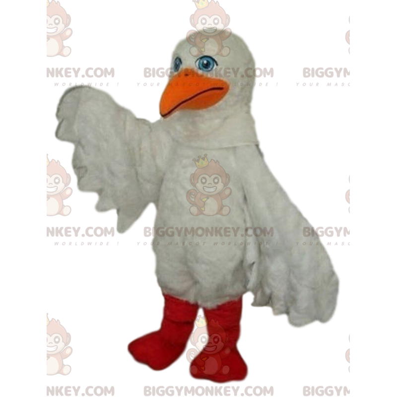 Disfraz de mascota Seagull BIGGYMONKEY™, disfraz de pelícano