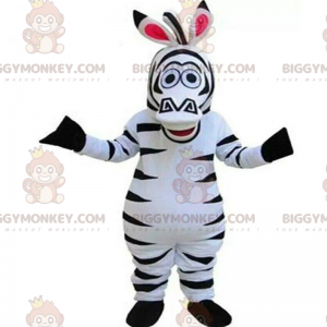 Kostium maskotki BIGGYMONKEY™ Marty'ego, słynnej zebry z