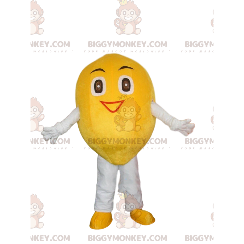 Lemon BIGGYMONKEY™ mascot costume, citrus costume, fruit fancy