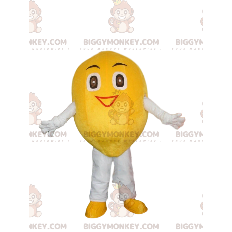 Lemon BIGGYMONKEY™ maskotdräkt, citrusdräkt, fruktdräkt -