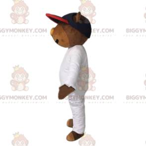 BIGGYMONKEY™ costume da mascotte di orso in tuta, costume da
