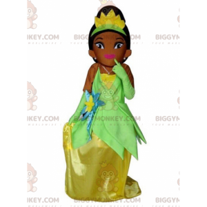 Costume de mascotte BIGGYMONKEY™ de Tiana, la princesse Disney