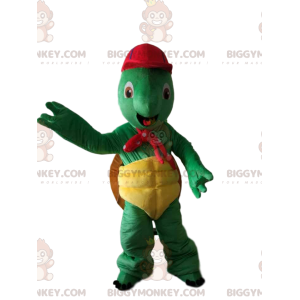 Costume mascotte BIGGYMONKEY™ della famosa tartaruga verde dei