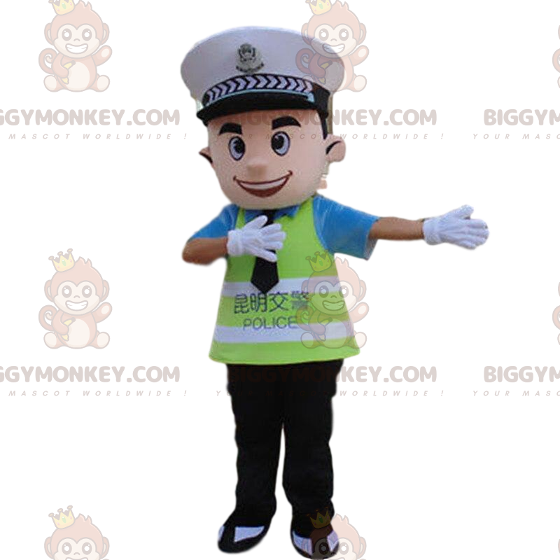 Kostým maskota policisty BIGGYMONKEY™, kostým ASVP, uniforma