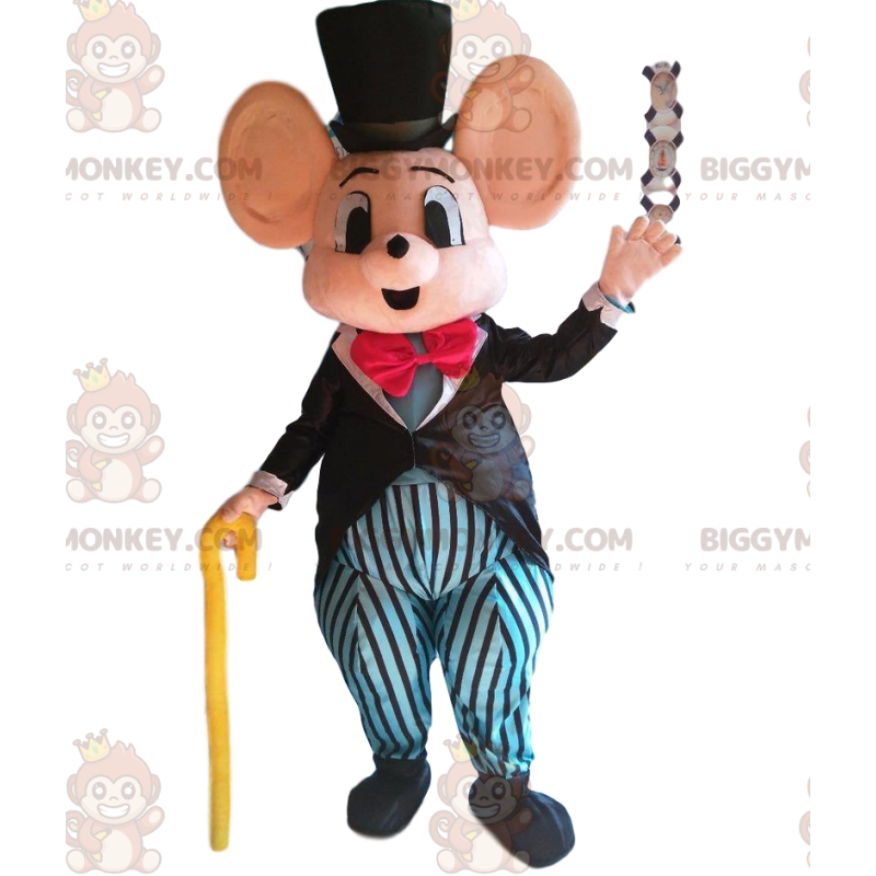 Stylish Mouse BIGGYMONKEY™ Mascot Costume, Fancy Dress Mouse