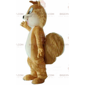 BIGGYMONKEY™ Disfraz de mascota de ardilla marrón de dos tonos