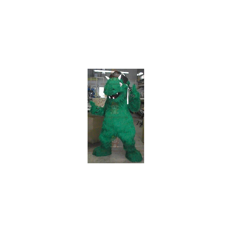 Disfraz de mascota monstruo dinosaurio verde BIGGYMONKEY™ -