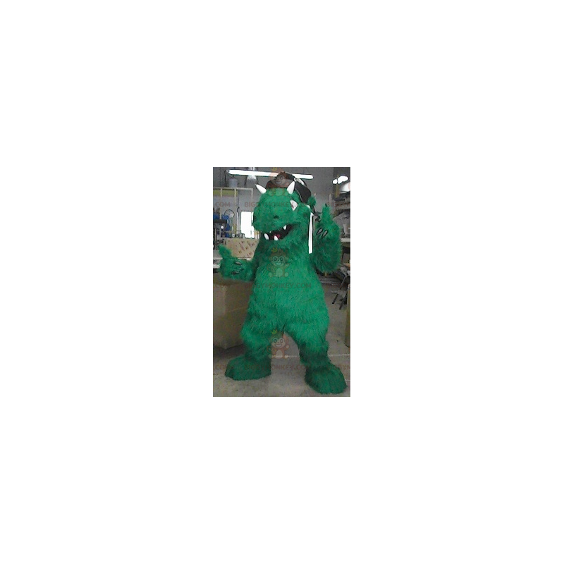 Grønt dinosaurmonster BIGGYMONKEY™ maskotkostume -