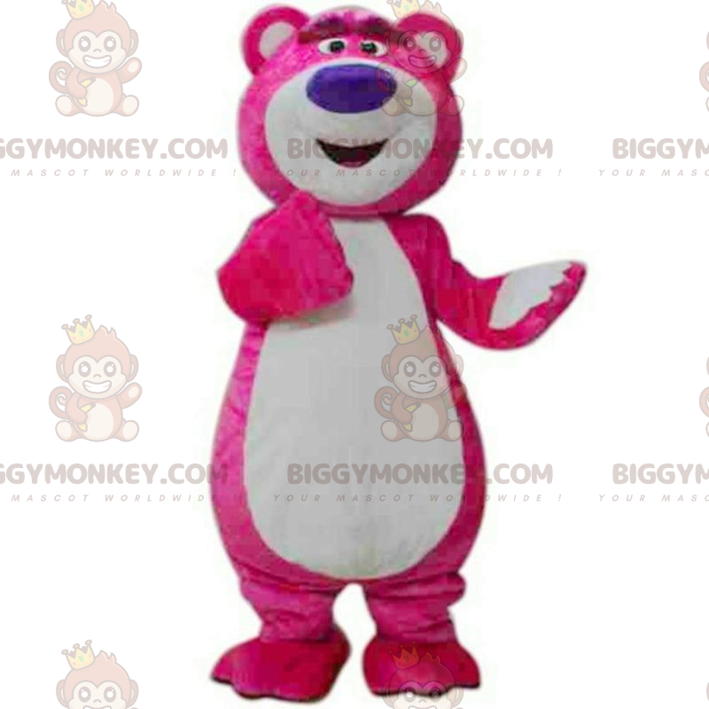 BIGGYMONKEY™ Maskottchenkostüm von Lotso, dem berühmten rosa