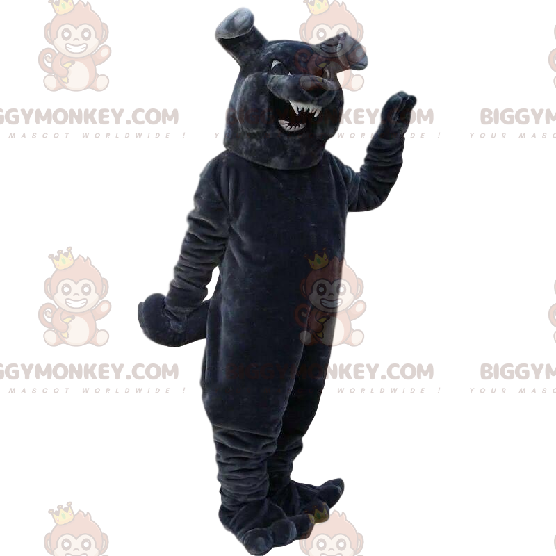 Mascotte Bulldog, costume da cane grigio peluche