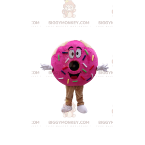 Costume da mascotte Pink Donuts BIGGYMONKEY™, costume da torta