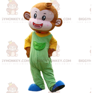 Costume de mascotte BIGGYMONKEY™ de singe géant et coloré