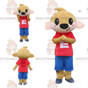 BIGGYMONKEY™ Disfraz de mascota Doe Fawn Brown Disfraz de